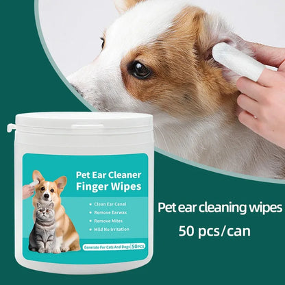 Pet Ear Finger Wipes